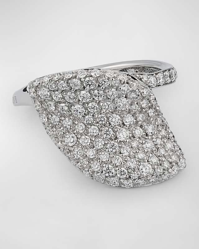 18k White Gold Aleluia Diamond Ring